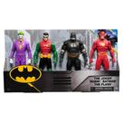 Pack 4 Bonecos Dc Coringa, Robin, Batman E Flash De 15Cm Sunny