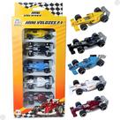 Pack 5 Carrinhos 1:64 Mini Velozes F-1 5506 - Braskit Pack 5 Carrinhos 1:64 Mini Velozes F-1 5506 - Braskit