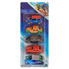 Pack 5 Carrinhos Pull Back Liga da Justiça 4606 - Candide Pack 5 Carrinhos Pull Back Liga da Justiça 4606 - Candide