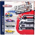 Pack 5 Miniaturase- 1:64 - Japan Series com Nissan GT-R R34 Secreto Caixa 03 - Majorette 212051032