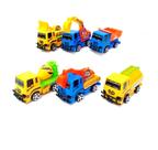 Pack 6 Carrinhos De Construção Com Alta Fricção