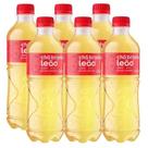 Pack 6x Chá Branco Lichia Zero Açúcar Leão Garrafa de 450ml