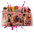 Pack 7 Miniaturas Bonecas Guerreiras Kpop Demon Hunter Rumi Coleção