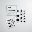Pack c/12 gel abafador williams para bateria transparente