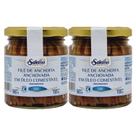 Pack c/ 2 Files de Anchova Argentino Di Salerno vidro 180g