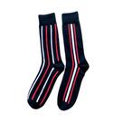 Pack C/2 pares meias sociais estampadas masculinas basic + Pack C/2 pares meias sociais estampadas masculinas basic +
