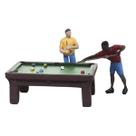 Pack c/ 3 Figuras Jogadores de Sinuca 1:87 HO Dio Studios 87341