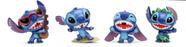 Pack c/ 4 Figuras Stitch - Metalfigs - Die-Cast - 2,5" (6,0 cm) - Jada Toys