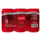 Pack c/6 unidades de refrigerante de cola c/ café 220ml. Pack c/6 unidades de refrigerante de cola c/ café 220ml.