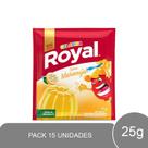 Pack com 15 Envelopes de Gelatina em Pó Royal Maracujá 25g