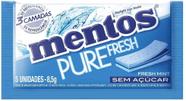 Pack com 15 Goma de Mascar Mentos Pure Fresh Mint 8,5g