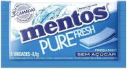Pack com 15 Goma de Mascar Mentos Pure Fresh Mint 8,5g