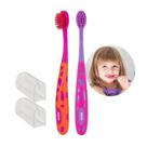 Pack com 2 escovas dentais fun steps 2 2583 kess