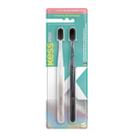 Pack com 2 escovas dentais kess pro extra macias 2533 Pack com 2 escovas dentais kess pro extra macias 2533