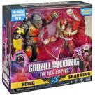 Pack com 2 figuras godzilla x kong the new empire 15cm sunny