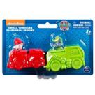 Pack com 2 Mini Veículos Patrulha Canina Marshall e Rocky - Sunny