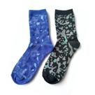Pack com 2 pares meias estampadas cano médio infantil menino basic +