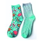 Pack com 2 pares meias estampadas cano médio infantil menino basic +