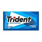 Pack Com 21 Pacotes De Goma De Mascar Chiclete Trident Hortela 8g