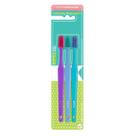 Pack Com 3 Escovas Dentais Kess Basic Kids 2581 Pack Com 3 Escovas Dentais Kess Basic Kids 2581