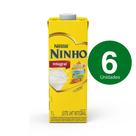 Pack Com 6 Leite UHT Integral Ninho Forti 1l
