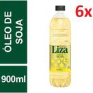 Pack com 6 Óleo de Soja Tipo 1 Liza, garrafa de 900ml