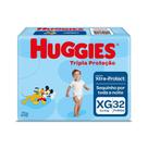Pack Com 6 Pacotes De Fralda Huggies Tripla Protecao Mega Tam XG 32 Unidades