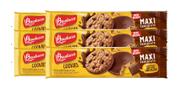 Pack Com 6x Cookies c/ Gotas de Chocolate Bauducco Maxi 96g