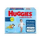 Pack Com 9 Pacotes De Fralda Huggies Tripla Protecao Tam XG Jumbo 22 Unidades