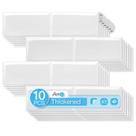 Pack de 10 Azulejos Art3d 3D para Protector de Pared, Auto-adhesivos, 32x27 cm, Blanco