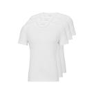 Pack de 3 Remeras BOSS de Algodón Jersey con Cuello Redondo Blanco M