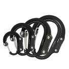 Pack de 4 Mosquetones GEAR AID HEROCLIP de grande a mini, negro