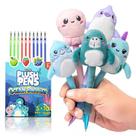 Pack de 5 Plumas de Peluche BUNMO con 10 Recargas Aromáticas y Coloridas