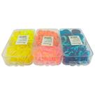 Pack de 80 Elásticos Para Cabelo de Cores Sortidas