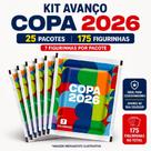 Pack figurinhas copa 25 pacotes