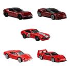 Pack Hot Wheels 5 Carros Ferrari 1:64 Mattel