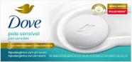 Pack Sabonete Barra Dove Pele Sensível 6 Unidades 90g Cada