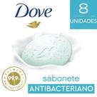 Pack Sabonete em Barra Dove Cuida & Protege Antibactericiano 8un Leve mais Pague Menos