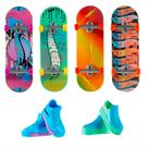 Pack Skate Experiência Épica com Tênis Hot Wheels 6 pçs HGT84 HVM17 - Mattel