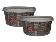 Paçoca Chocolate Ki Kakau C/ 50unid - 2 Potes Paçoca Chocolate Ki Kakau C/ 50unid - 2 Potes