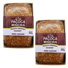 Paçoca cremosa gourmet diet tablete 400g la pasta - kit 2 unidades