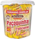 Paçoca Rolha Tradicional Pote com 40 unidades - 560g - dacolonia