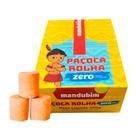Paçoca Rolha Zero Açúcar Mandubim (Cx c/ 20 un de 15g)