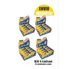 Paçoquinha zero adição de açúcar, kit com 4 caixas