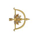 Pacote 10 Aplique Arco e Flecha Decoração Enfeite 5cm Mdf Madeira Laser
