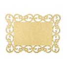 Pacote 10 Placa Arabesco com Flor 23x16,5 Mdf Madeira