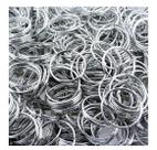 Pacote 100 Argola sem Bater para Chaveiro 22mm 1133 Artesanato