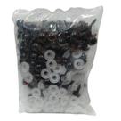 Pacote 100 Pares Olhos Redondos de Amigurumi com Travas para Boneca, Fantoche de N 6 a 14mm Artesanato