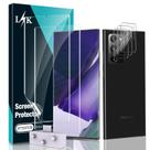 Pacote 2+3 LϟK Projetado para Samsung Galaxy Note 20 Ultra 5G 6,9 Polegadas, 2 Protetores de Tela em Filme TPU & 3 Protetores para Lente da Câmera, Suporte a Impressão Digital Ultrassônica, Ferramenta de Alinhamento Preciso