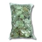 Pacote 200 Folhas de Eucalipto Soltas Seca Natural Selo Convite Verde